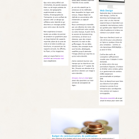 Rubrique des Services