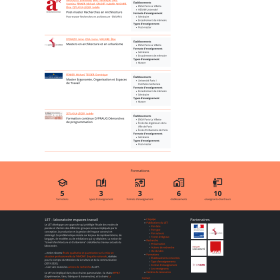 Page formations, desktop